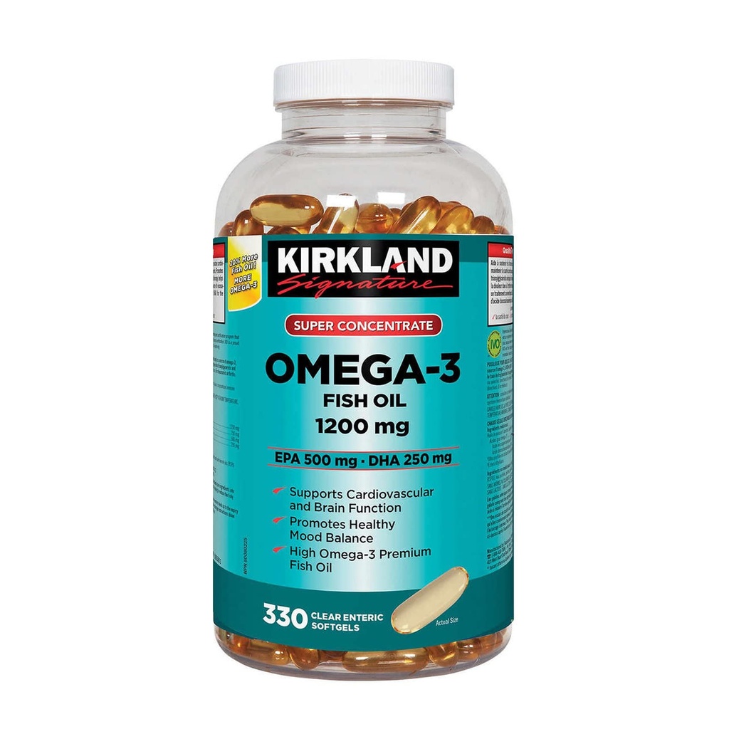 Ωμέγα-3 του Κέρκλαντ 1000mg ιχθυέλαιο 300 Softgels