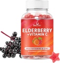 Belive Gummies Elderberry με ψευδάργυρο και βιταμίνη C, D, A, E, B12-50 Ct I συμπλήρωμα υποστήριξης του ανοσοποιητικού για υγιή οστά & δόντια, Vegan, Keto & μη GMO - Βατόμουρο Γεύση