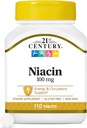 21st Century Niacin Tablets, 100 mg, 110 Count