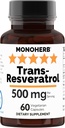Trans Resveratrol 500 mg - 60 Veg Κάψουλες 
