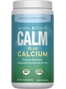 Natural Vitality Calm, Magnesium Citrate & Calcium Supplement, Drink Mix Powder Υποστηρίζει μια υγιή απάντηση στο στρες, χωρίς γλουτένη, Vegan, & Non-GMO, Original, 16 oz