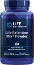Life Extension MixTM Σκόνη, υψηλή ισχύς, Προηγμένη Βιταμίνη, Ορυκτή, Φρούτα & Φυτικά Φόρμουλα, Βιταμίνη Β, C, D, E, Μαγνήσιο, για την υγεία ολόκληρου του σώματος, Υγιεινή γήρανση, Χωρίς γλουτένη, 12.70 oz
