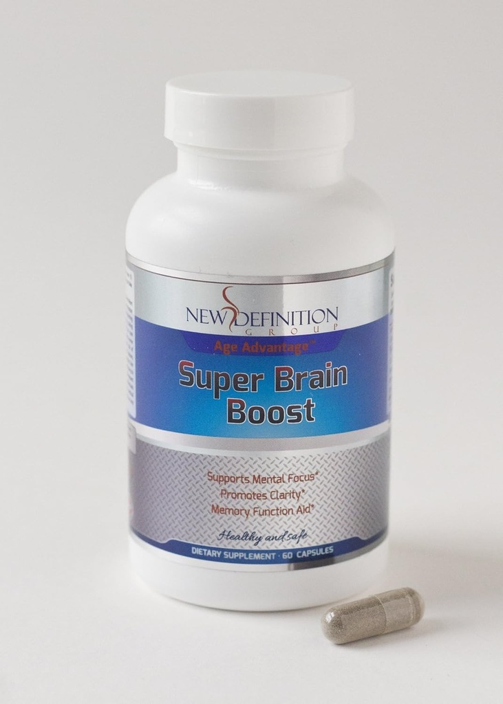 Age AdvantageTM Super Brain Boost Purely by Natural Herbal, Βελτιώνει την εστίαση, τη μνήμη και την εγρήγορση, Κατασκευάζεται στις ΗΠΑ