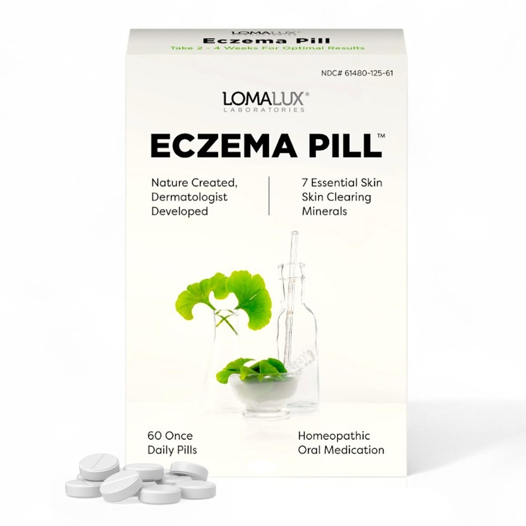 Loma Lux Eczema Pills – Φυσικό Eczema Θεραπεία Remedy – Δερματολόγος Αναπτύχθηκε – 7 Ορυκτά Καθαρή & Αποτροπή Σοβαρή κλιμάκωση Eczema, Εξάνθημα, Anti Itch Δέρμα Πρόσωπο για Ενήλικες, Παιδιά, Τόντλερ