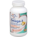 Ωμέγα 3 Λεμονάκια + Βιταμίνη D3, 1.100 mg Ωμέγα-3 σε μορφή Τριγλυκεριδίων και 600 IU Βιταμίνης D3, Εύκολο στο Σουάλοου, Φρέσκο Λεμονό-Flavored Ωμέγα-3 Συμπλήρωμα Softgels - 180 Count