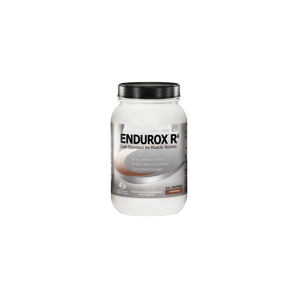 Endurox R4 by PacificHealh - Όλα τα φυσικά μετά την αποκατάσταση προπόνησης ποτό μείγμα με πρωτεΐνες + υδατάνθρακες & ηλεκτρολύτες - για την ταχύτερη ανάκτηση, Μειωμένη πόνο & μυϊκή αναδόμηση - 28 εξυπηρετούν (Chocolate)