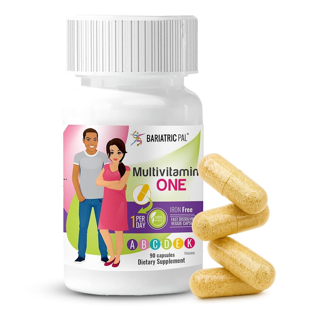 BariatricPal Multivitamin ONE 1 ανά ημέρα! Bariatric Multivitamin Capsule Iron Free 