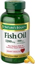 Fish Oil της φύσης Omega 3 συμπληρώματα - Υποστηρίζει την υγεία της καρδιάς, 1200 Mg ιχθυέλαιο, Omega-3, 200 Softgels (πακέτο του 1)