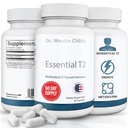 Dr. Westin Childs Essential T2 - T2 Thyroid Support Supplement with Bio-Identical 3,5 Diiodo-l-thyronine for Hypothyroidism, Hashimoto's, Thyroidecty & Rai, Non GMO, 60 Day Supply
