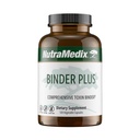 NutraMedix Binder Plus - Ολοκληρωμένος Αποτοξινωτής Τοξίνης και Σώματος - Προβιοτική Αντιοξειδωτική Υποστήριξη + Ινουλίνη, Μπεντονίτης, Αλόη Βέρα, Ενεργοποιημένο Ανθρακωρυχείο, Ορυκτά Φούλβιτς & Χιτοζάν (120 κάψουλες)
