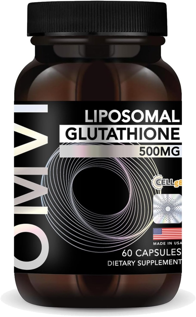 OMVI Formulas, Liposomal Glutathionone Capses, Superior Abvorvation, Ισχυρό Αντιοξειδωτικό, Αποτοξινωτικό ήπατος, Ανοσοενισχυτικό, Αντιοξειδωτικό συμπλήρωμα για την ενέργεια, τον εγκέφαλο, το δέρμα, την υγεία του ήπατος (500mg, 60 Κάψουλες)