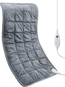 Πάσο θέρμανσης στάθμισης 17''x 33'" XXXL Ηλεκτρική Βάση Θέρμανσης για Ανακουφισμό Πόνος πλάτης, 5LBS με 6 Ρυθμίσεις Θερμότητας 2H Auto-Off Βάση θερμότητας για Πόδια ώμου Πλύσιμο