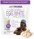 JAYROBB Άγευστη λευκή πρωτεΐνη αυγών 24 oz, 1,5 λίβρα τσάντα