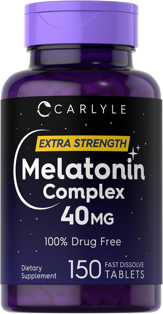 Carlyle Melatonin 40mg Complex 
