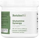 RetzlerRx Glutamine Synergy L-Glutamine Σκόνη με DGL & Aloe - 9.27 oz Γαστρεντερική Υποστήριξη - Μη ΓΤΟ, Χωρίς γλουτένη & Vegan Formula για την Digestive Υγεία και την υποστήριξη ανοσοποιητικού συστήματος