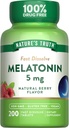 Nature's Truth Melatonin 5mg Fast Dissolve Tablets 