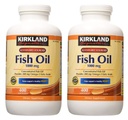 Kirkland Υπογραφή Hgar Fish Oil Συμπυκνωμένο 2 Pack, 400 Count (Pack of 2)