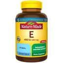 Nature Made Vitamin E 180 mg (400 IU) dl-Alpha, Συμπλήρωμα διατροφής για αντιοξειδωτική υποστήριξη, 300 Softgels, 300 Day Supply
