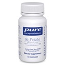 Pure Encapsulations B12 Folate - Συμπλήρωμα ενέργειας για την υποστήριξη των νευρώνων, του μεταβολισμού ενέργειας & Γνωστική υποστήριξη* - με τη βιταμίνη Β Folate ως Metafolin - 60 κάψουλες