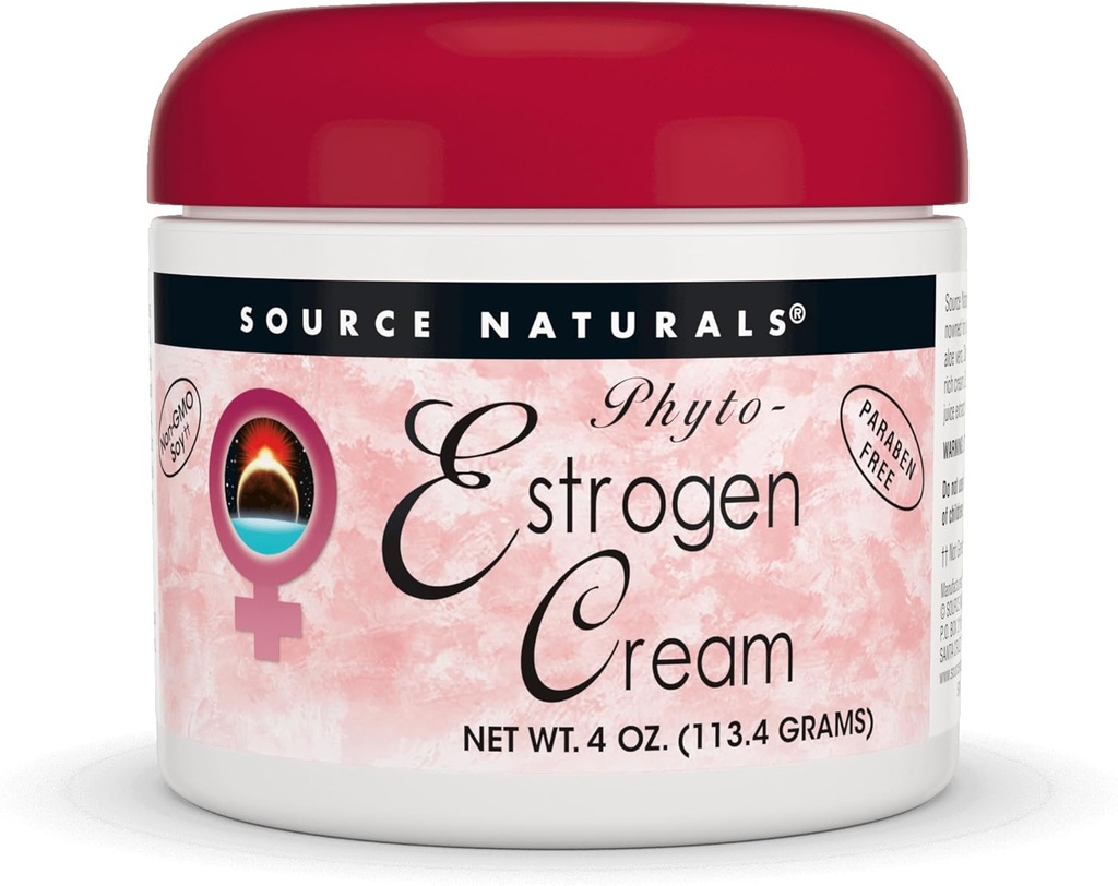Πηγή Naturals Phyto-Estrogen Cream, Paraben-Free - 4 oz Cream