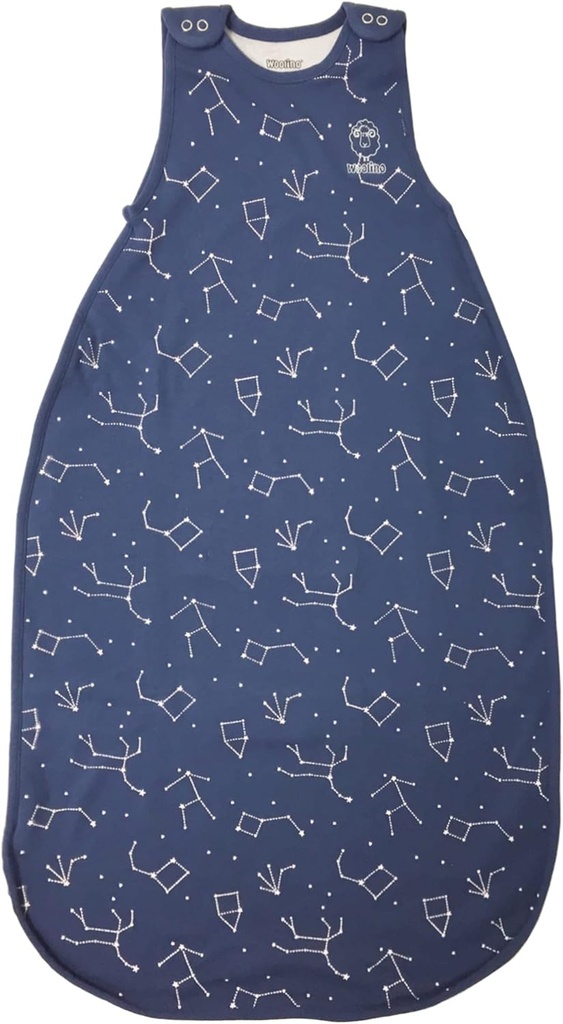 Woolino Big Kid Sleeping Bag, 4 Season Baby Sleep Sack, Merino Wool και οργανική βαμβακερή κουβέρτα, 4-6 χρόνια