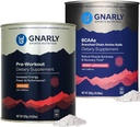 Gnarly Nutrition Preworkout Mango (14.82oz) BCAAs Λεμονάδα μούρων (10.58oz)