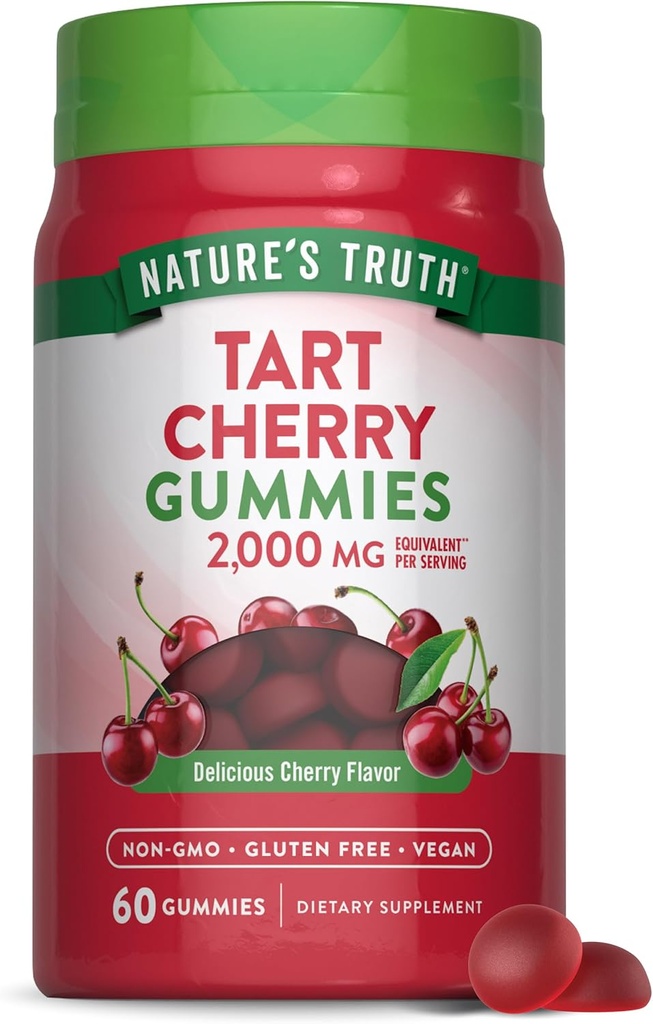Nature's Truth Tart Cherry Gummies 