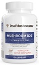 Real Mushrooms Zinc and Vitamin D2 Capsules – with Organic Chaga and Reishi Mushroom Extracts – Vitamins for Overall Wellness Support – Vegan, Non-GMO, Gluten-Free – 120 Count Mushroom Supplement