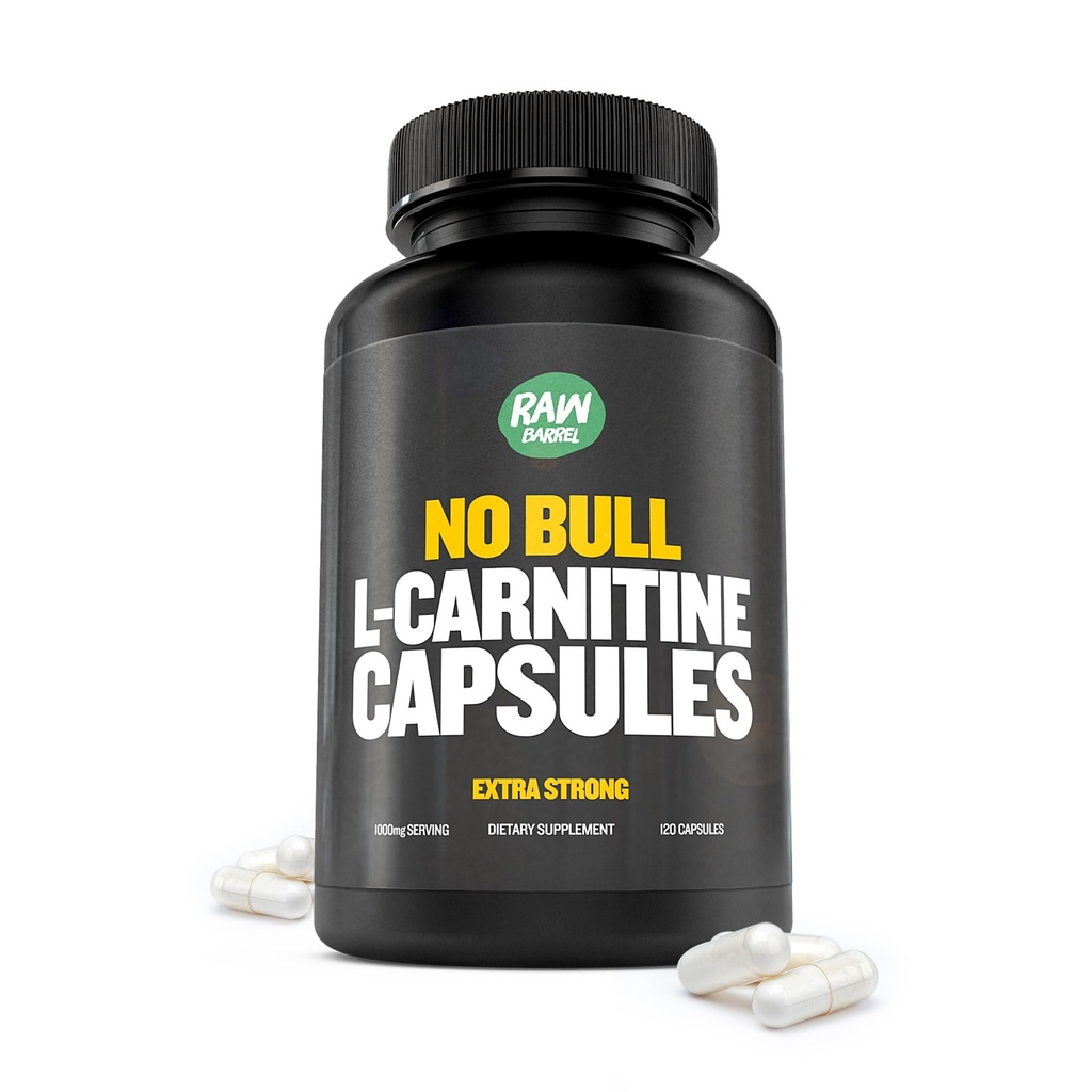 «No Bull» L-Carnitine συμπλήρωμα, καθαρό κετο-φιλικά L-Καρνιτίνη L-Ταρτικές κάψουλες για βελτιωμένη Γνωστική λειτουργία & Εστίαση για γυναίκες και άνδρες, L Καρνιτίνη κάψουλες, 500mg