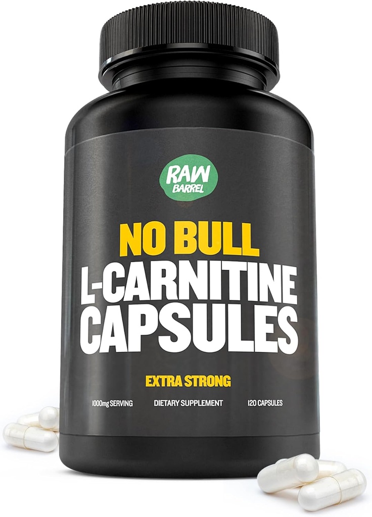 «No Bull» L-Carnitine συμπλήρωμα, καθαρό κετο-φιλικά L-Καρνιτίνη L-Ταρτικές κάψουλες για βελτιωμένη Γνωστική λειτουργία & Εστίαση για γυναίκες και άνδρες, L Καρνιτίνη κάψουλες, 500mg