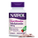 Natrol Fast Dissolve Μελατονίνη 10 mg, Υποστήριξη ύπνου για ενήλικες