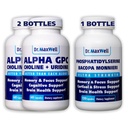 Alpha GPC & Uridine 2X 60 Κάψουλες + Phosphatidylserine & Bacopa 1x 120 Κάψουλες, 2 Μήνες Προμήθεια