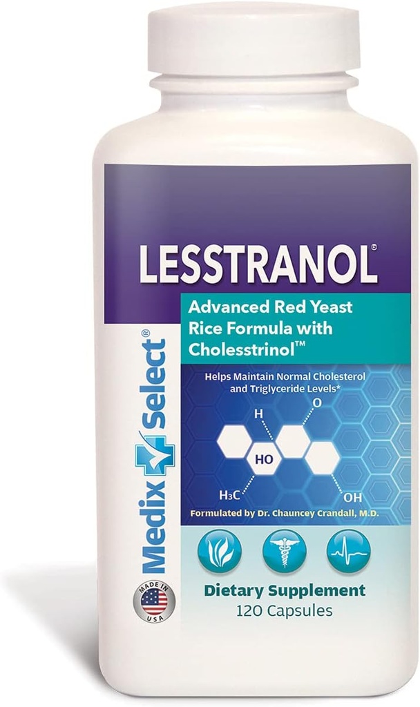 Lesstranol Advanced Red Yeast Rice Formula (Προμήθεια 90 ημερών)