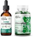 Άγρια & οργανικά κιλάντρο Βάμμα 2 fl oz & Chlorophyl Gummies