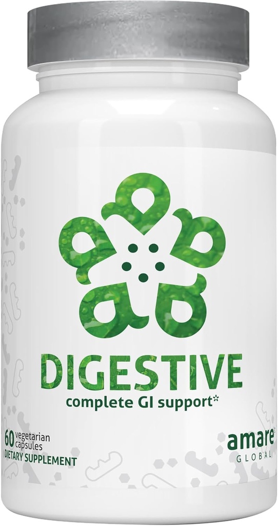 Digestive Complete GI Support of Upper, Middle and Lower Gastrointestinal System, 60 Capsules