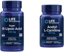 Επέκταση ζωής Super R-Lipoic Acid 240mg και Acetyl-L-Carnitine 100 Κάψουλες - Κυτταρική Ενέργεια και Εγκεφαλική Υγεία