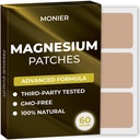 Σωλήνες μαγνησίου (Pack of 60) - 100% Φυσικό Patch για γυναίκες και άνδρες - με ασβέστιο - μυών και οστών υποστήριξη, ηρεμία - ενισχυμένη Φόρμουλα