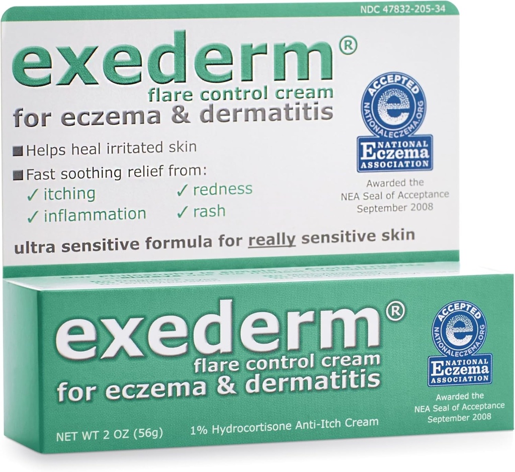 Exederm Flare Control Cream για Έκζεμα & Δερματίτιδα, 2 ουγγιές
