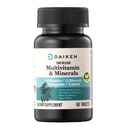 DAIKEN Mini Multivitamin, 60 Tablets, Ενισχυμένο με λουτεΐνη, Λυκοπένιο & Φολικό Οξύ, Πολυβιταμίνη που απελευθερώνεται στο χρόνο για γυναίκες & άνδρες, Vegan & Easy to Swallow