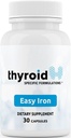 Easy Iron: Doctor-Formulated High Potency Iron Supplement for Enhanced Energy & Wellness, Gentle on Stomach, Ιδανικό για υποστήριξη Thyroid & Anemia, Non-Costipating, Daily Boost