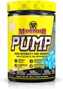 MAMMOTH PUMP – Pre workout powder, Superior Μυϊκές Αντλίες, Αύξηση Δύναμης & Αντοχής, Εκρηκτική Δύναμη & Συμπλήρωμα Ενέργειας, Ύψος Εστίασης, Γρήγορη Ανάκτηση, Μειωμένη Πονηρότητα (60 Σερβίρεται, Μπλε