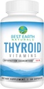 Best φυσικό της Γης Thyroid συμπλήρωμα υποστήριξης για γυναίκες και άνδρες - 60 κάψουλες