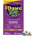 FDgard Gut Health Supplement, Δυσπεψία, Ναυτία & Ανέπνευση, Ανασηκωμένο Στομάχι, 12 Κάψουλες