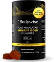 Be Bodywise καθαρός Ιμαλαΐων Shilajit Gummies Gold I Lab Tested I No Added Sugar I Ashwagandha, Gokshura