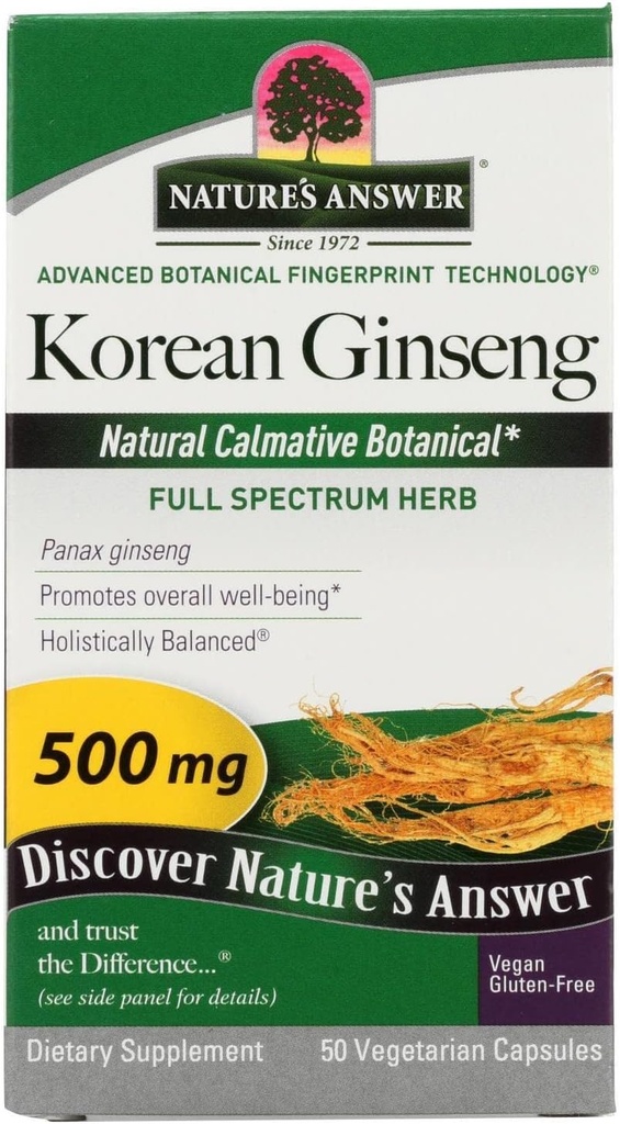 Απάντηση της φύσης Κορεάτικα Ginseng 