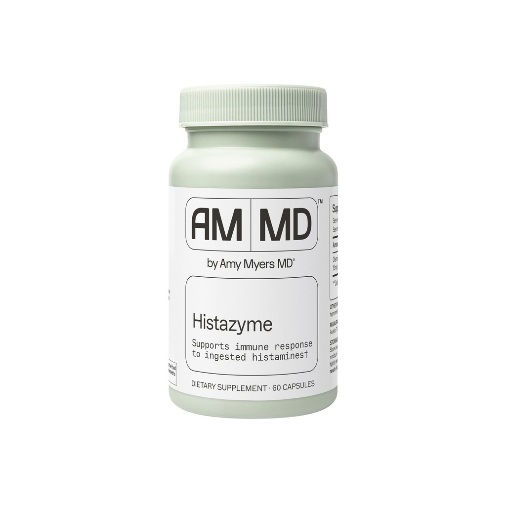 Amy Myers MD Histazyme - Diamine Oxidase Dao Enzyme Supplement Histamine Blocker to Support Healthy Digestion, Food Derived Histamine In ανοχή (HI) - 60 Κάψουλες - Φιάλη