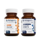 Μεταγονική Δέσμη - Ψευδάργυρος A.G. & D3 10.000 + K - 60 Δισκία Ψευδάργυρου A.G. για Ανοσολογική Υποστήριξη, Υγεία των Οστών, Μεταβολισμός Ενέργειας - 60 Softgels D3 10.000 + K για Ανοσολογική Υποστήριξη, Υγεία Καρδιάς
