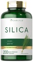 Carlyle Silica Supplement Capsules | 200 Count | from Horsetail Extract | Non-GMO & Gluten Free
