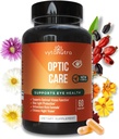 Optic Care Eye Vitamins – Λουτεΐνη, Ζεαξανθίνη, Βιταμίνες A C E, Ψευδάργυρος, Χαλκός – Αντιοξειδωτική & Μικροθρεπτική Φόρμουλα με Chrysantemum & Goji Berry για την υποστήριξη της όρασης και την ανακούφιση του ματιού Stra 60 κάψουλες