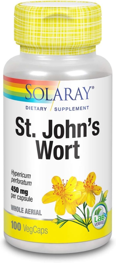 SOLARAY St. John's Wort Aerial 450mg 
